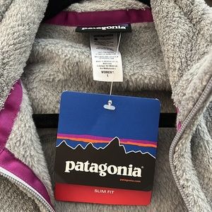 BRAND NEW - Women’s Patagonia Re-Tool Vest - gray and purple - size large